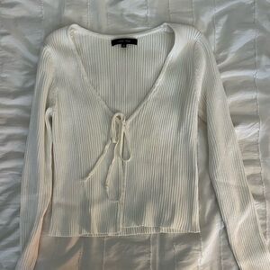 Front tie cardigan from a Boutique
